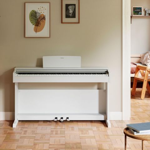 Pack Yamaha YDP 145 Arius Blanco Piano digital