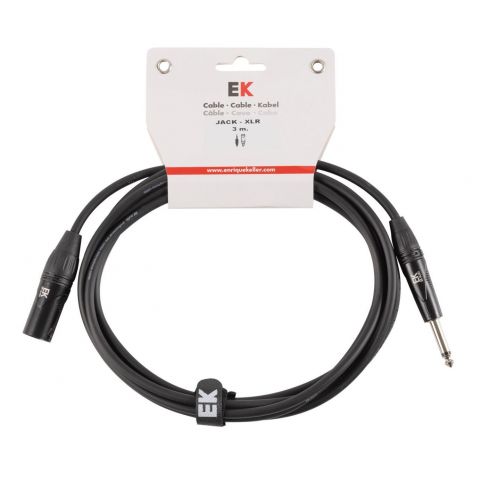 Ek Audio PXJ0053 Cable para Micrófono Jack - Xlr Macho 3 M