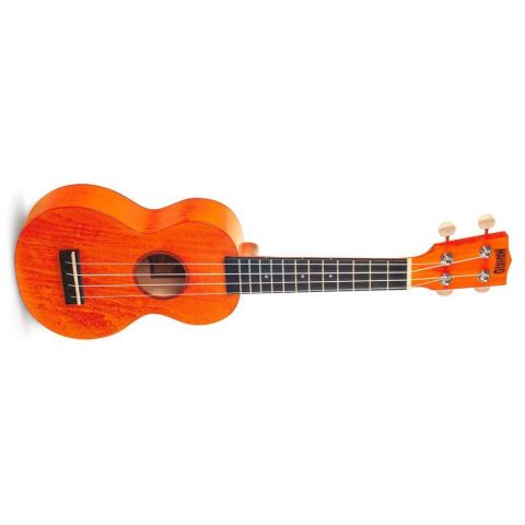 Mahalo I Series Orange Sunset Ukelele Soprano con Funda
