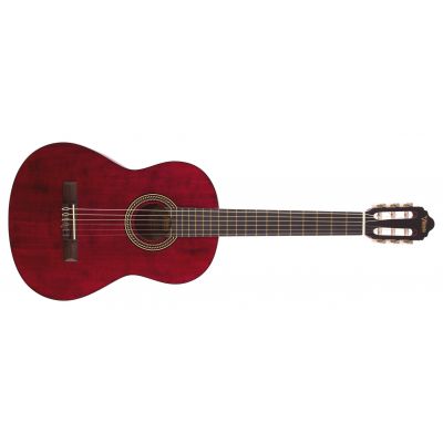 Valencia VC214 Trans Wine Red Guitarra Clásica