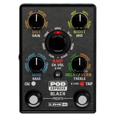 Line 6 Pod Express Black Pedal Multiefectos