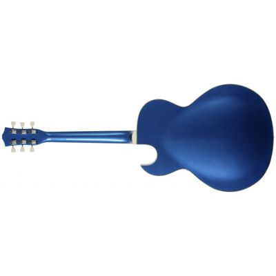 Stanford CR Fatboy Bigsby B60 Guitarra Eléctrica Hollow Body Pelham Blue 2