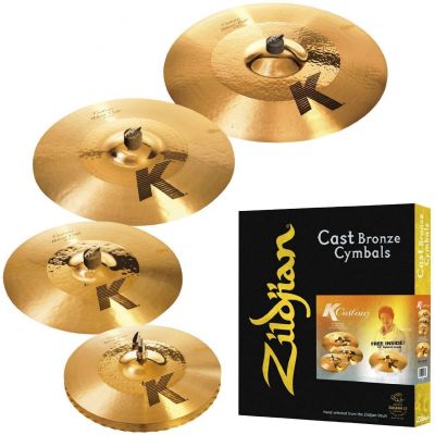 Zildjian Set Platos K Custom Hybrid + Crash 18"