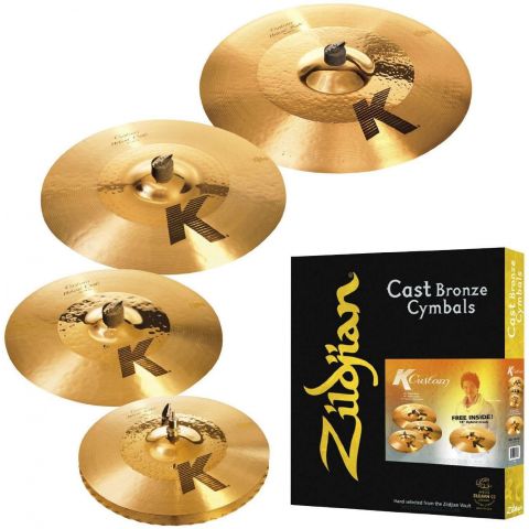 Zildjian Set Platos K Custom Hybrid + Crash 18"