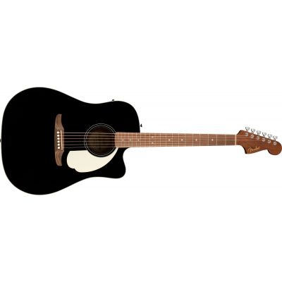 Fender California Standard Redondo Negro Guitarra Electroacústica