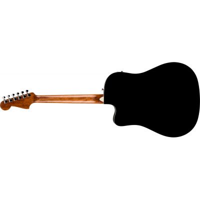 Fender California Standard Redondo Negro Guitarra Electroacústica 2
