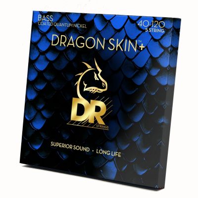 DR DBQ5-40 Dragon Skin+ Light Cuerdas Bajo 5 Cuerdas Quantum Nickel Coated 2