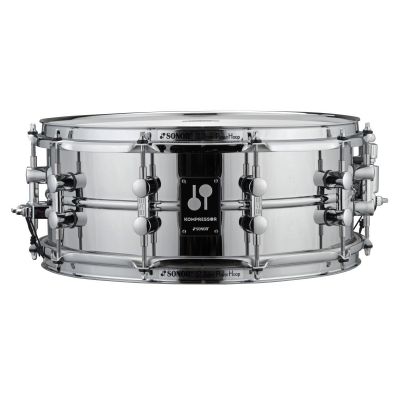 Sonor Kompressor KS 14x5.75 SDS Caja de Acero Cromado Power Hoop