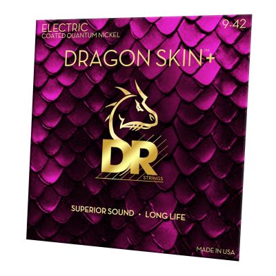 DR Strings DEQ-9 Dragon Skin+ Quantum Nickel Coated