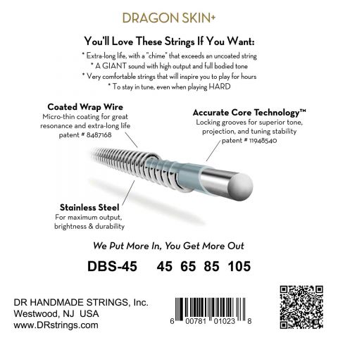 DR DBS-45 Dragon Skin + Coated Stainless Steel