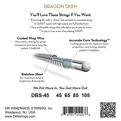 DR DBS-45 Dragon Skin + Coated Stainless Steel
