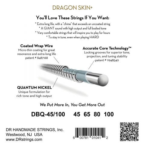 DR DBQ-45 100 Dragon Skin + Coated Quantum Nickel
