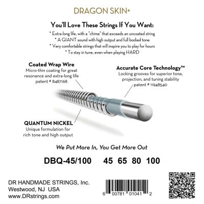 DR DBQ-45 100 Dragon Skin + Coated Quantum Nickel