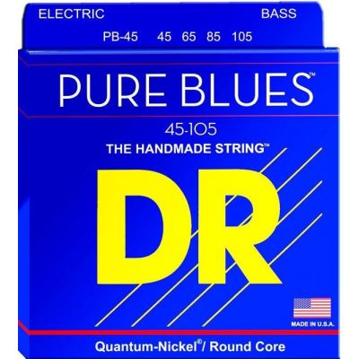 DR Strings Pure Blues PB-45 Long Scale 45-105 Medium