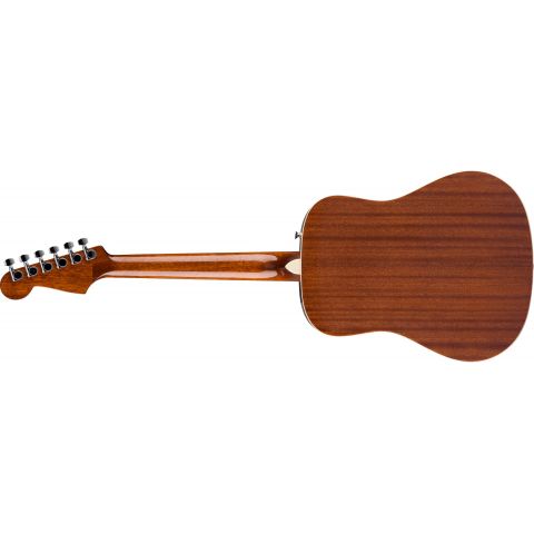 Fender California Standard Redondo Mini 3 Tone Sunburst Guitarra Acústica con Funda