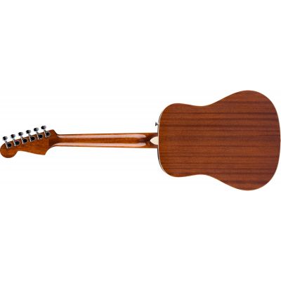 Fender California Standard Redondo Mini 3 Tone Sunburst Guitarra Acústica con Funda