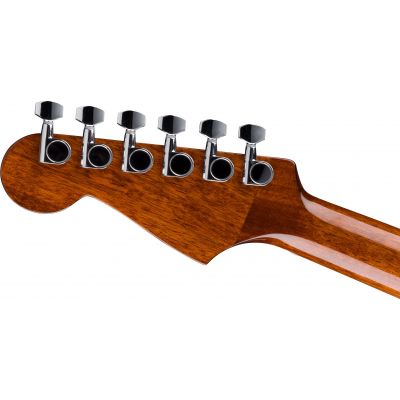 Fender California Standard Redondo Mini 3 Tone Sunburst Guitarra Acústica con Funda