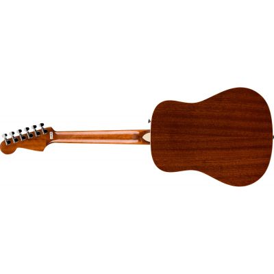 Fender California Standard Redondo Mini 3 Sapeli Natural Guitarra Acústica con Funda