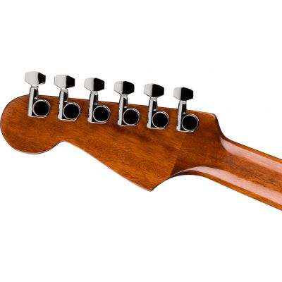 Fender California Standard Redondo Mini 3 Sapeli Natural Guitarra Acústica con Funda