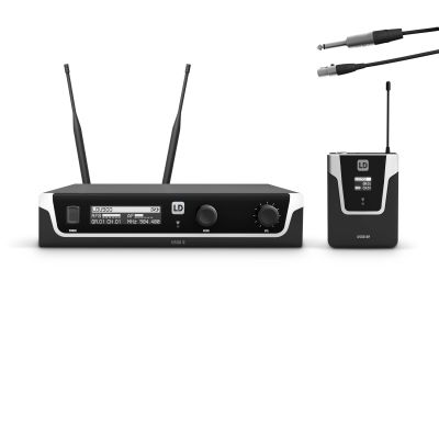 LD Systems U508 BPG Sistema inalámbrico con Petaca y Cable de Guitarra