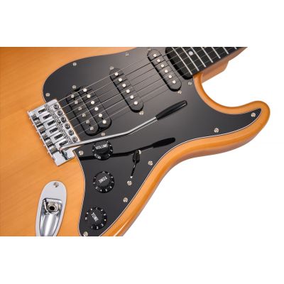 Mooer MSC10 Elite Guitarra Eléctrica Natural Glossy