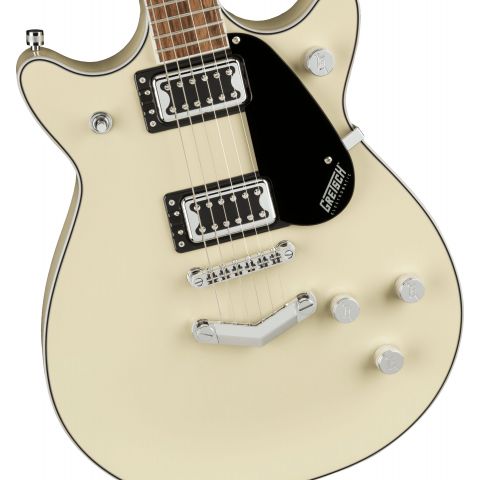 Gretsch G5222 Electromatic® Double Jet™ BT with V-Stoptail, Laurel Fingerboard, Vintage White
