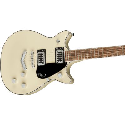 Gretsch G5222 Electromatic® Double Jet™ BT with V-Stoptail, Laurel Fingerboard, Vintage White