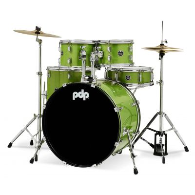 Pdp By DW Center Stage Batería Completa Electric Green Sparkle