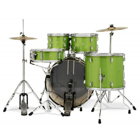 Pdp By DW Center Stage Batería Completa Electric Green Sparkle
