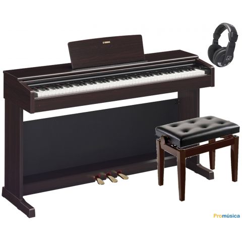 Pack Yamaha YDP 165 Arius Palisandro Piano digital