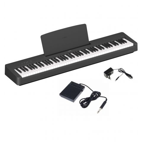 Pack YAMAHA P-225 Negro Bluetooth + Soporte L200 + Pedalera LP1