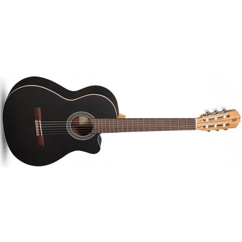 Alhambra 1C Guitarra Electroclásica Cw Negra
