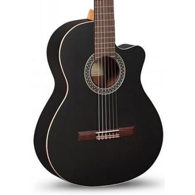 Alhambra 1C Guitarra Electroclásica Cw Negra