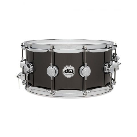 DW Collector's Nickel Over Brass Caja Metálica 14"x6.5" DRVB6514SVC