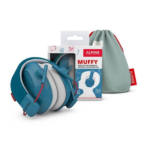 Alpine Muffy Kids MUFF BU Orejera de Protección Auditiva Azul