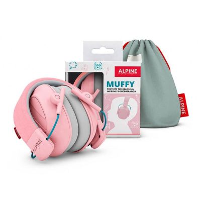 Alpine Muffy Kids MUFF PK Orejera de Protección Auditiva Rosa