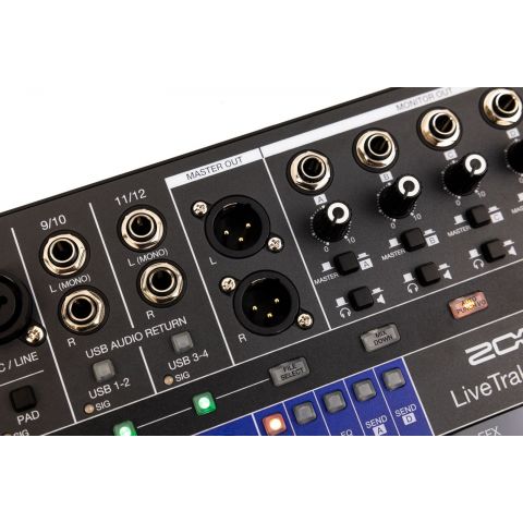 Zoom Livetrak L-12Next Mesa de mezclas de 12 canales - Grabadora Multipista