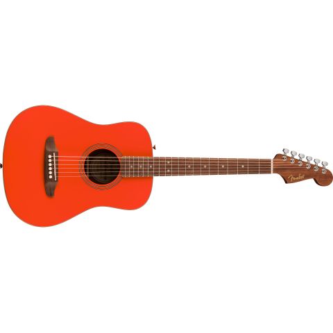 Fender California Standard Redondo mini wb ib Fiesta Red Guitarra Acústica