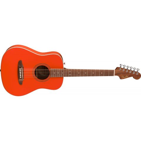 Fender California Standard Redondo mini wb ib Fiesta Red Guitarra Acústica