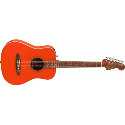 Fender California Standard Redondo mini wb ib Fiesta Red Guitarra Acústica