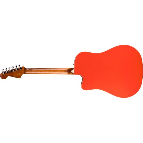 Fender California Standard Redondo CE IPG Fiesta Red Guitarra Electroacústica