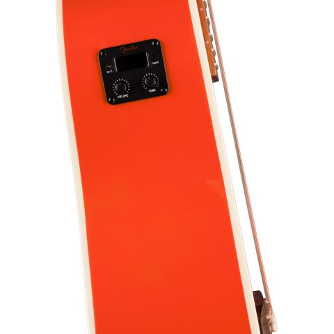 Fender California Standard Redondo CE IPG Fiesta Red Guitarra Electroacústica