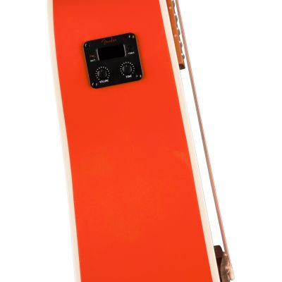 Fender California Standard Redondo CE IPG Fiesta Red Guitarra Electroacústica