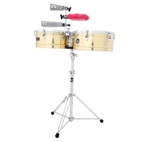 LP Timbales Prestige Solid Brass 14" 15"