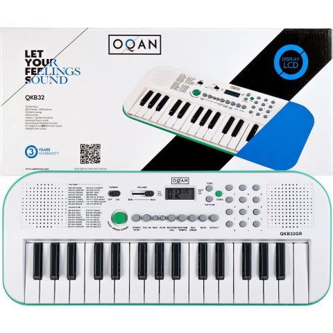 Oqan QKB32 GR teclado Verde	