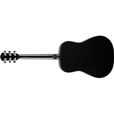 Fender CD60 Guitarra Acústica Negra Con Estuche