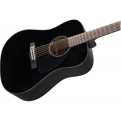 Fender CD60 Guitarra Acústica Negra Con Estuche