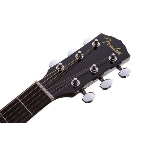 Fender CD60 Guitarra Acústica Negra Con Estuche