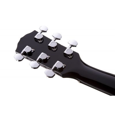 Fender CD60 Guitarra Acústica Negra Con Estuche
