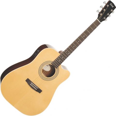 Cort AD-RWCE NAT Guitarra Electroacústica Natural con funda